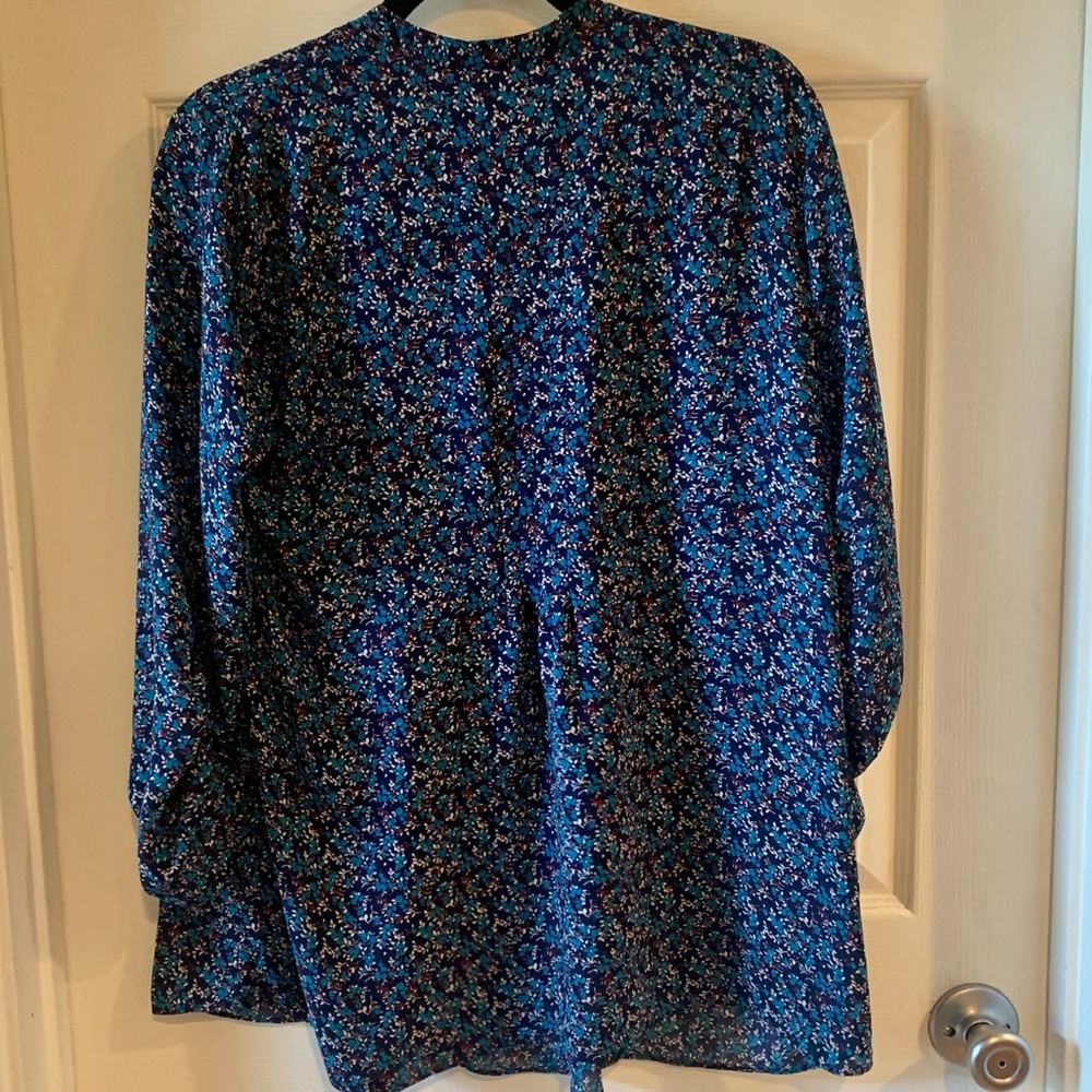 Button Front Maternity Blouse - Picture 3 of 3